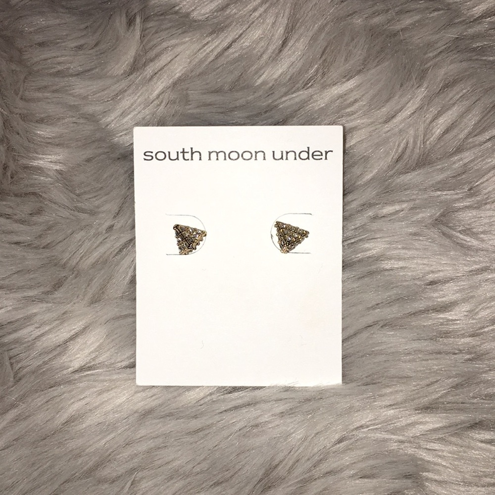 Pyramid Stud Earrings